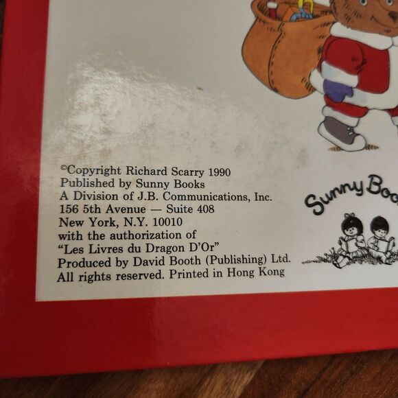 Richard Scarry’s Favorite Christmas Carols – Sunny Boots Musical Book – 1990 - Picture 3 of 4